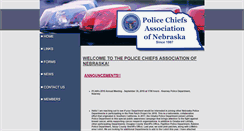 Desktop Screenshot of policechiefsne.com