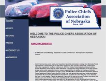 Tablet Screenshot of policechiefsne.com